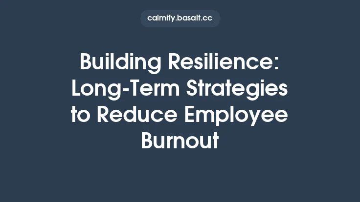 Building Resilience: Long‑Term Strategies to Reduce Employee Burnout Thumbnail
