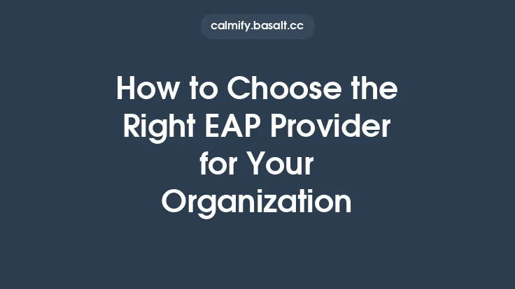 How to Choose the Right EAP Provider for Your Organization Thumbnail