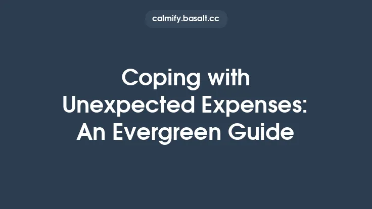 Coping with Unexpected Expenses: An Evergreen Guide Thumbnail