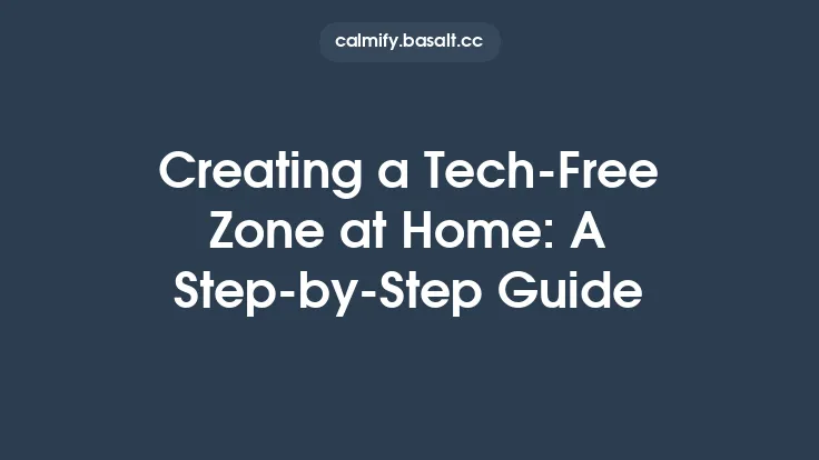 Creating a Tech-Free Zone at Home: A Step‑by‑Step Guide Thumbnail