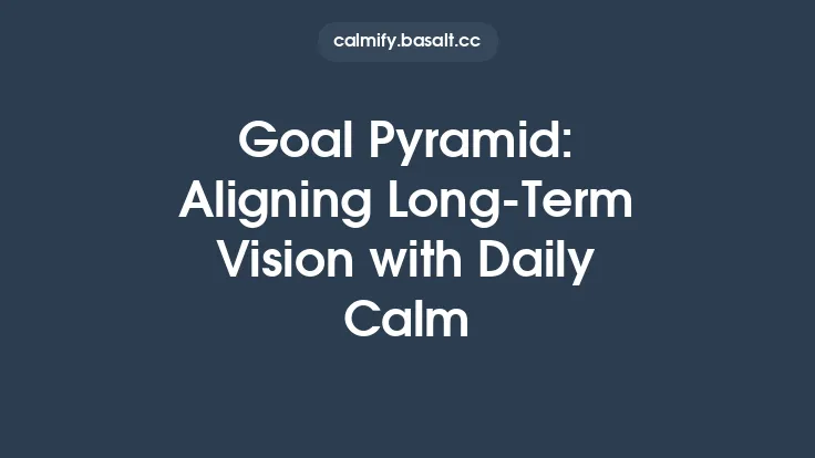 Goal Pyramid: Aligning Long‑Term Vision with Daily Calm Thumbnail