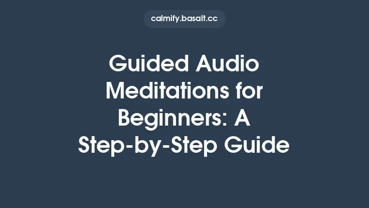 Guided Audio Meditations for Beginners: A Step-by-Step Guide Thumbnail