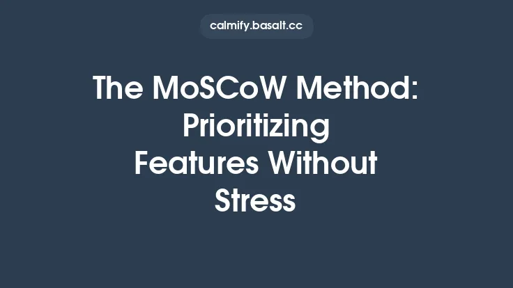 The MoSCoW Method: Prioritizing Features Without Stress Thumbnail