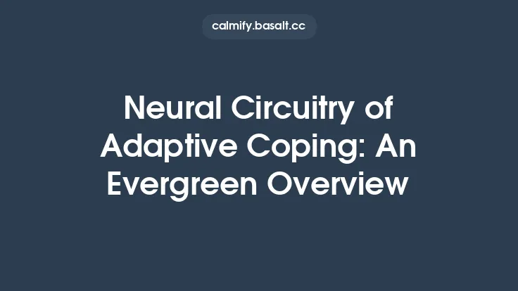 Neural Circuitry of Adaptive Coping: An Evergreen Overview Thumbnail