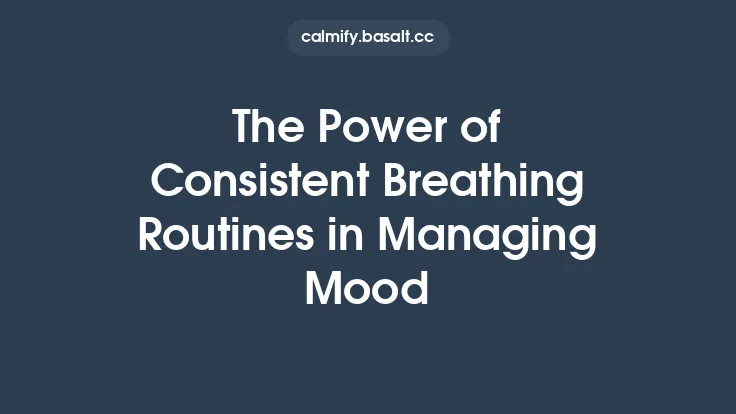 The Power of Consistent Breathing Routines in Managing Mood Thumbnail