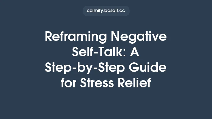 Reframing Negative Self‑Talk: A Step‑by‑Step Guide for Stress Relief Thumbnail