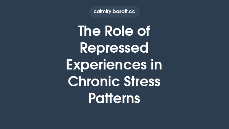 The Role of Repressed Experiences in Chronic Stress Patterns Thumbnail