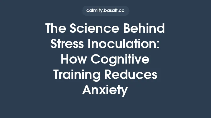 The Science Behind Stress Inoculation: How Cognitive Training Reduces Anxiety Thumbnail