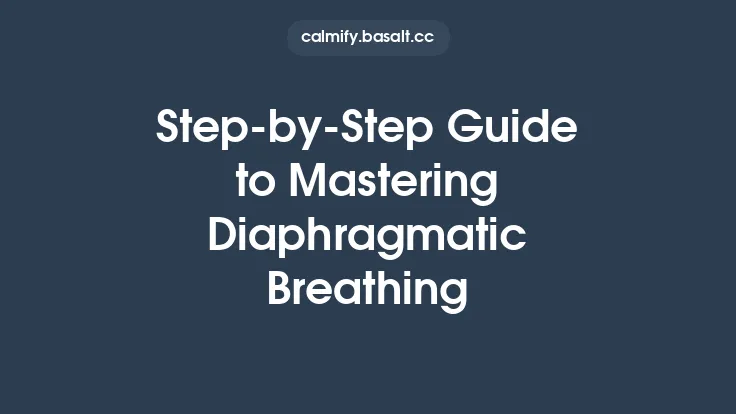 Step‑by‑Step Guide to Mastering Diaphragmatic Breathing Thumbnail