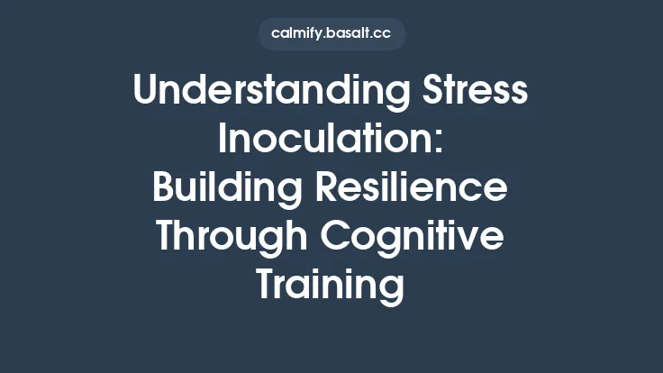 Understanding Stress Inoculation: Building Resilience Through Cognitive Training Thumbnail