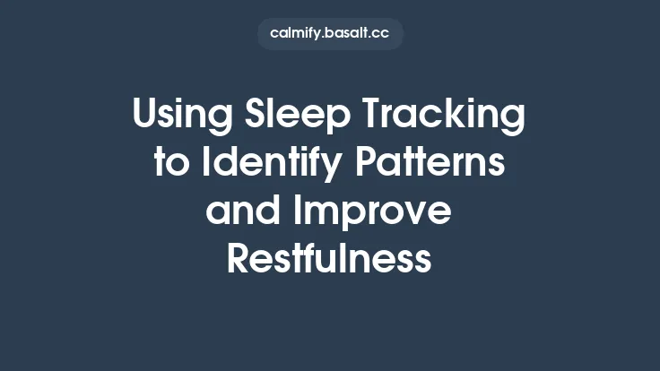 Using Sleep Tracking to Identify Patterns and Improve Restfulness Thumbnail